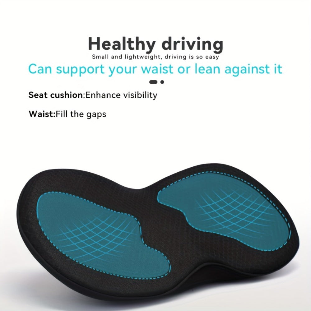 Car Neck Pillow & Seat Cushion - Memory Foam Cervical Support for Driving, Office & Home | Lumbar & Spine Relief Cushion