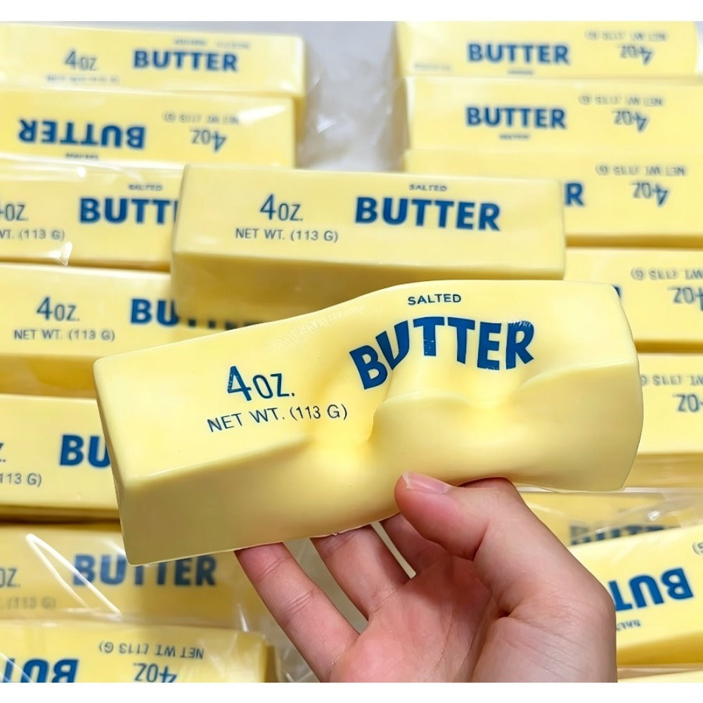 Butter Squishy Toys 10-Pack – Super Soft Slow Rising Butter Stick Squishies, Realistic Food Fidget Toys for Stress Relief, Anxiety & Sensory Play, Kids Party Favors