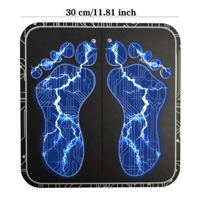 EMS Foot Massager Pad with TENS Therapy – Portable Electric Foot Massage Machine, Reusable Pad, Multiple Mode Adjustment, Pain Relief for Plantar Fasciitis & Tired Feet