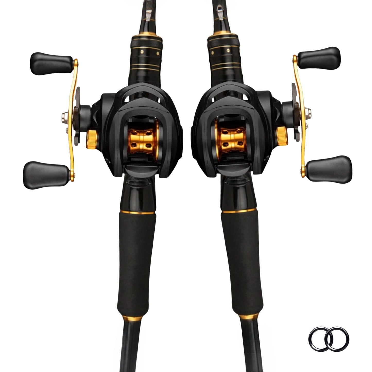 Carbon Fiber Fly Fishing Rod and Reel Combo Set 165cm Aluminum Alloy Reel EVA Grip Left Right Hand Fly Fishing Kit Black Gold Beginner Outdoor Fishing Gift