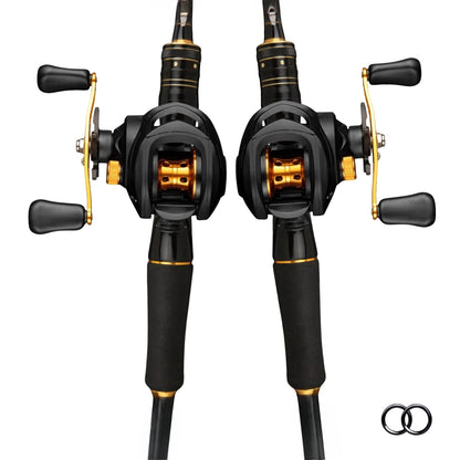 Carbon Fiber Fly Fishing Rod and Reel Combo Set 165cm Aluminum Alloy Reel EVA Grip Left Right Hand Fly Fishing Kit Black Gold Beginner Outdoor Fishing Gift