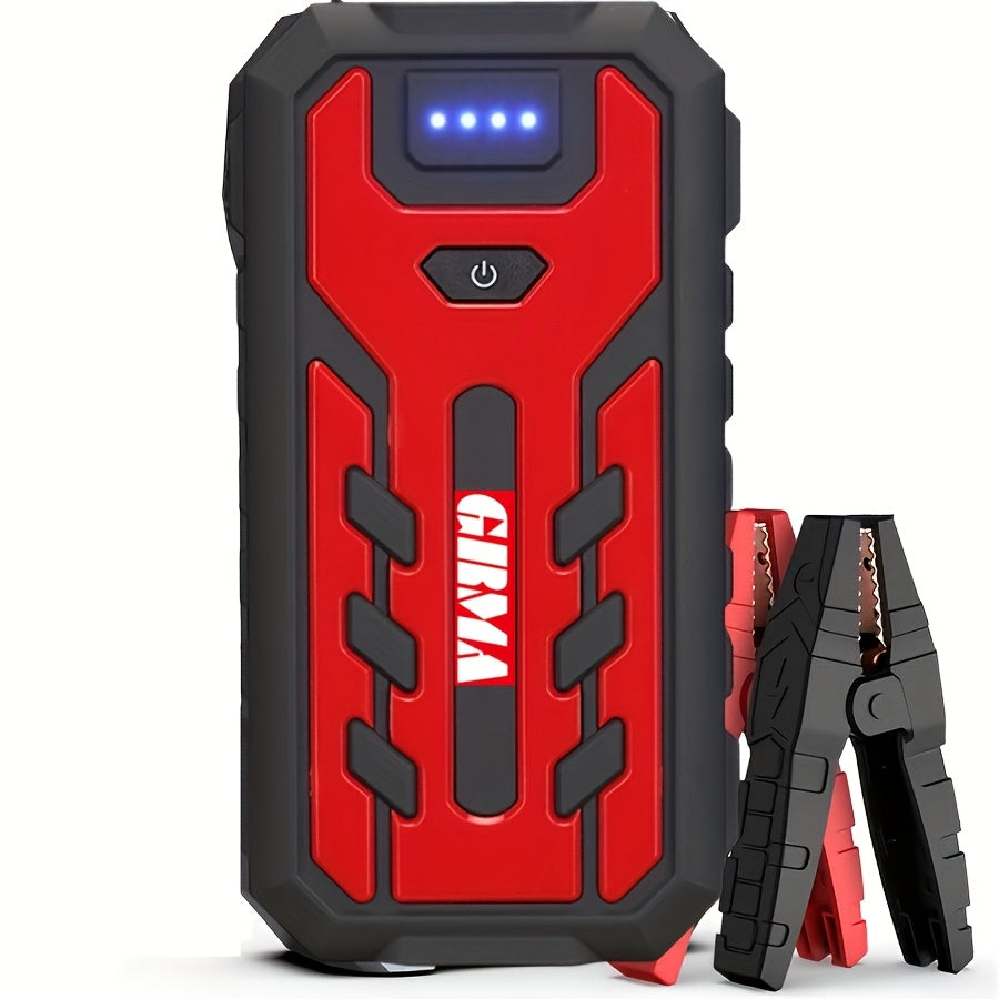 Portable Emergency Power Supply with 7 Functions, Featuring a 150PSI Digital Display. This Car Battery Charger Is Designed for 2.64-Gallon Gasoline Or 2.38-Gallon Diesel Engines, Making It an Ideal Emergency Starter for Vehicles