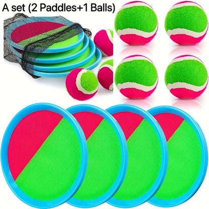 Sticky Ball Toss Game Set for Kids & Adults – Fun Outdoor Throwing Toy with Sticky Balls & Target Board, Beach Backyard Playground Party Game, Great Birthday Gift for Boys Girls Ages 3+