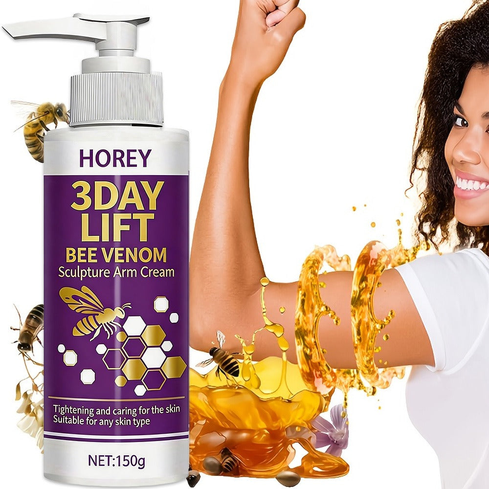 Bee Venom Firming Cream 150g – 3-Day Skin Tightening & Lifting Body Sculpting Lotion for Loose Sagging Arms, Belly, Thighs & Buttocks, Anti-Aging Moisturizer for Women