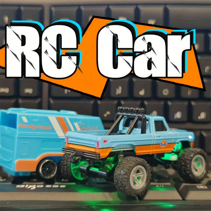 RC Off-Road Car with Alloy Body & Shock-Absorbing Chassis – Remote Control Car for Boys Indoor Outdoor Racing Metal Frame – Christmas Birthday Gift for Kids Teens