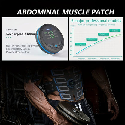 EMS Muscle Stimulator Belt – TENS Body Massager for Muscle Toning, Pain Relief & Full Body Relaxation | Adjustable Modes, USB Charging, Fitness Shaper for Home Gym Use