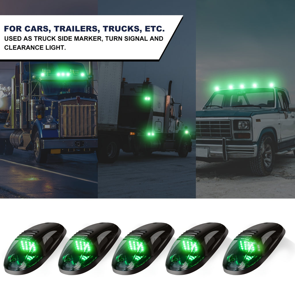 5pcs/Set 16/24 LED Roof Marker Light Bulbs, 12V Super Bright, Sturdy Construction, Easy Wiring Harness Replacement, Fits 2003-2018 1500 2500 3500 4500 5500 Pickup Trucks, Without Battery