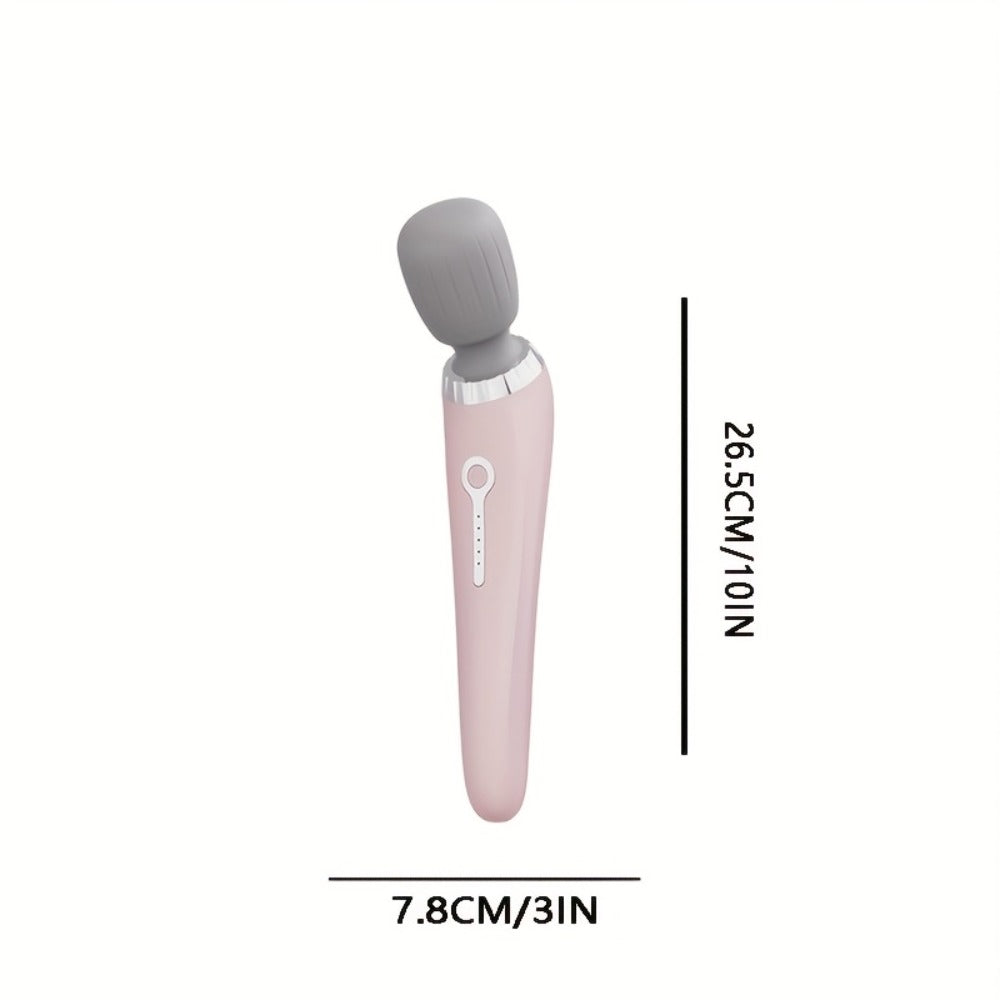 Portable Handheld Massage Stick – USB Rechargeable Wand Massager with 5 Adjustable Speed Levels, Relieves Neck, Back, Leg & Waist Tension, Compact Travel Massager, Holiday Gift for Family & Friends