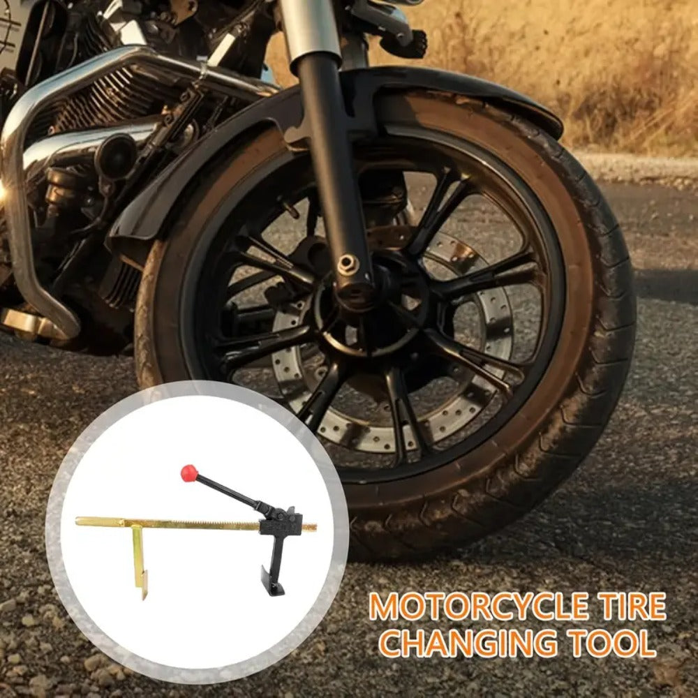 Bead Breaker Tool Heavy-Duty Manual Tire Changer with Safety Guard, Durable Steel Construction Universal Tire Service Equipment for Cars Trucks Motorcycles, Large & Small Size