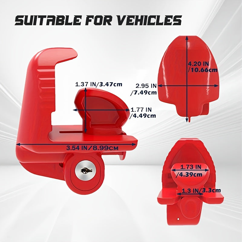 Tow Hitch Lock, 1pc/2pcs Heavy-duty Trailer Lock, Universal Size, Compatible with 1/8-inch, 2-5/16-inch, And 2-ball Hitch Locks, Adjustable Design, Made Of High-quality Aluminum Alloy, Rust- And Corrosion-resistant, Tamper-proof And Cut-resistant