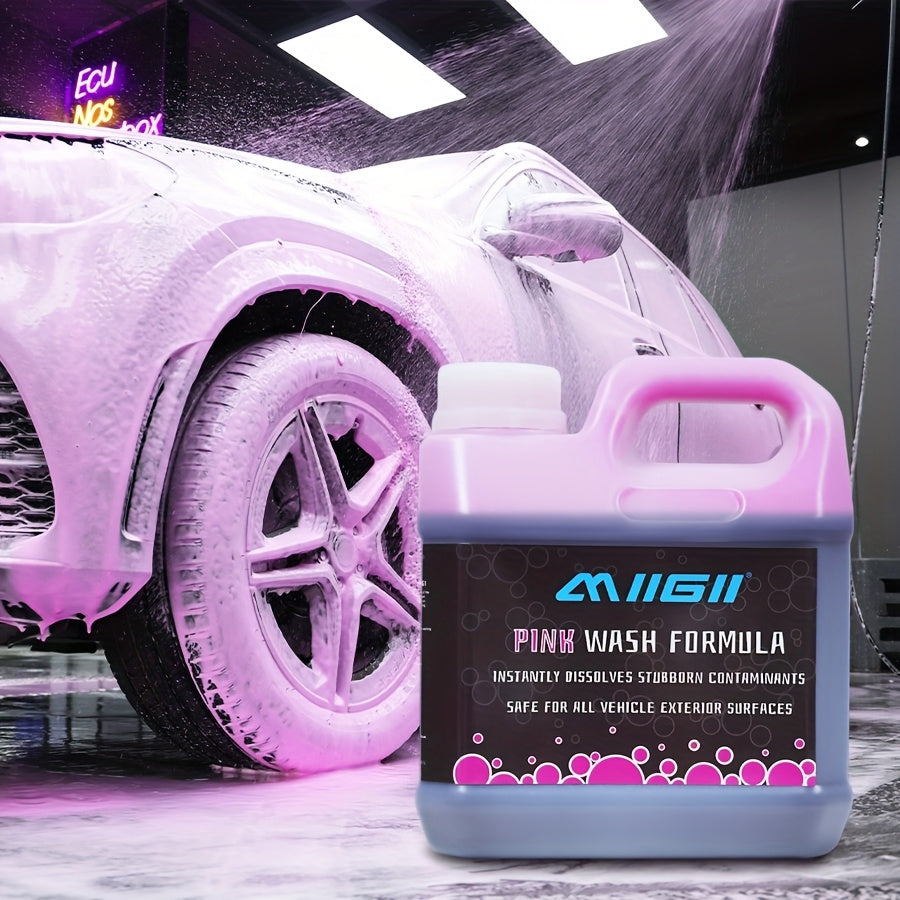 [Pink Foam Pre-Wash] Rich Pink Foam Pre-Wash Solution With Floral Scent. Helps Loosen Mud And Grime Before Main Wash. Safe For Coatings And Paint. Ideal For Foam Cannons, Buckets, Or Pressure Washers. Available In 300ml, 500ml, And 1L Capacities