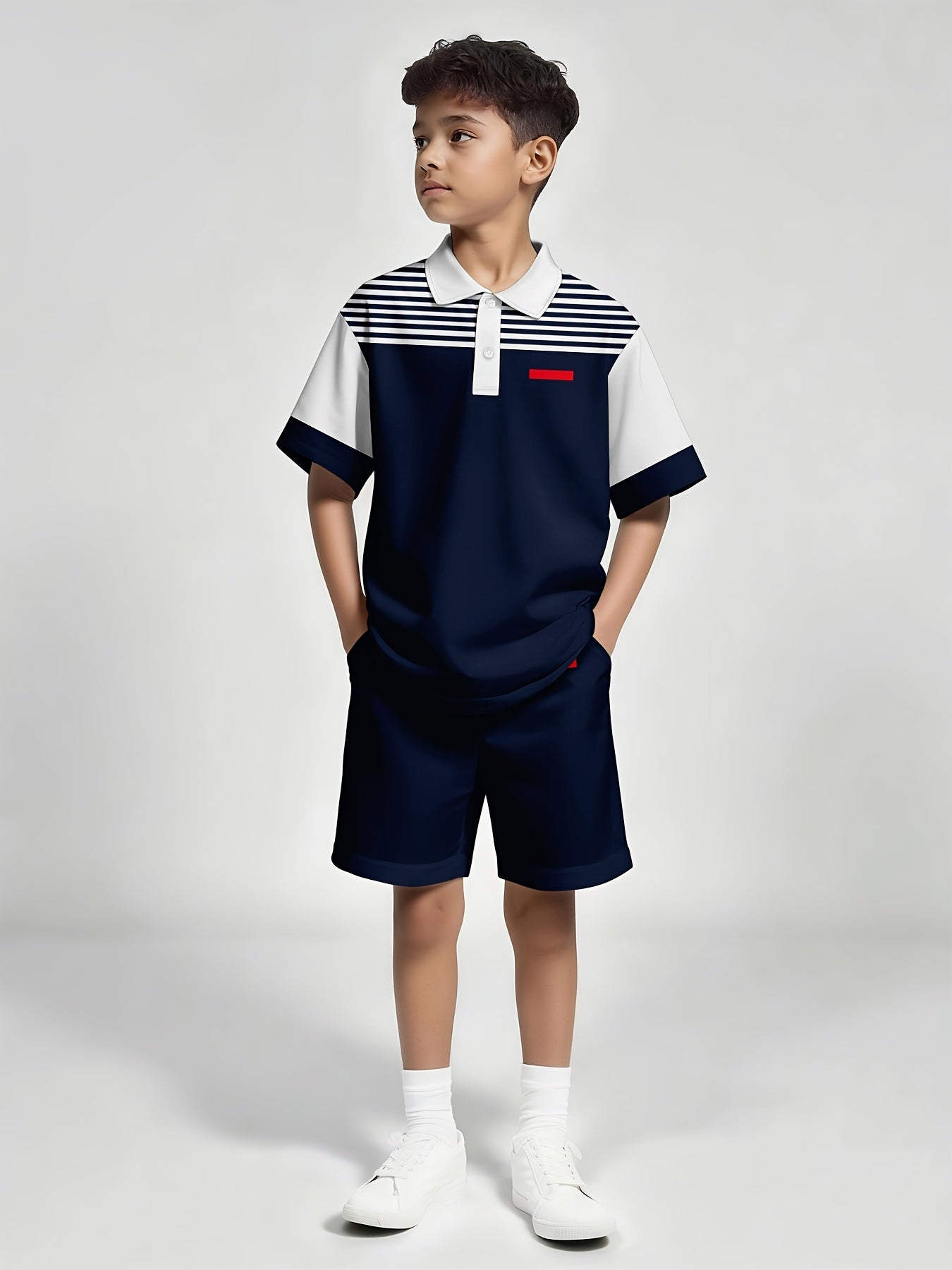 Boys' Striped Outfit Set - Everyday Style