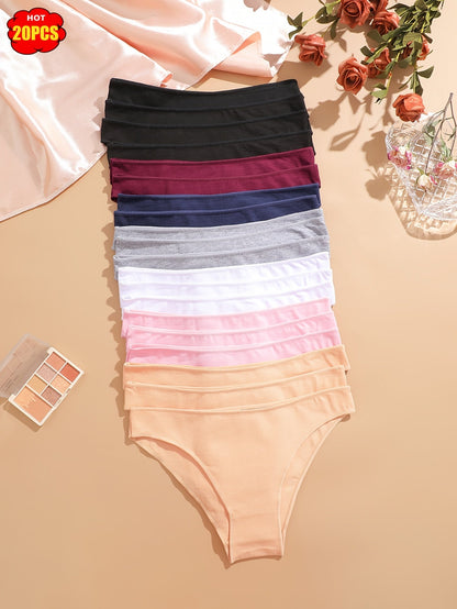 Women’s 20-Pack Briefs - Breathable Daily Comfort - Style 3301