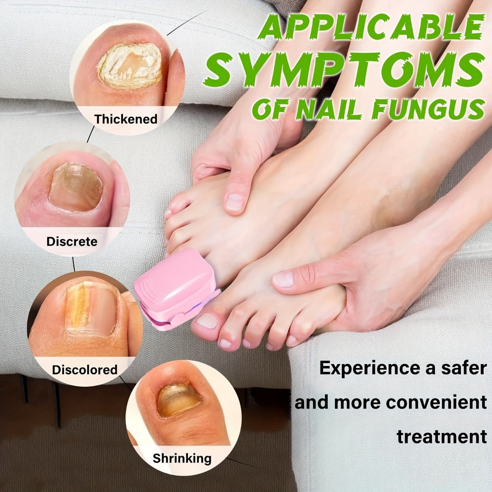 Nail Fungus Laser Treatment Device – FDA Cleared Anti-Fungal Laser for Toenail & Fingernail Fungal Infections, 7-Minute Home Treatment