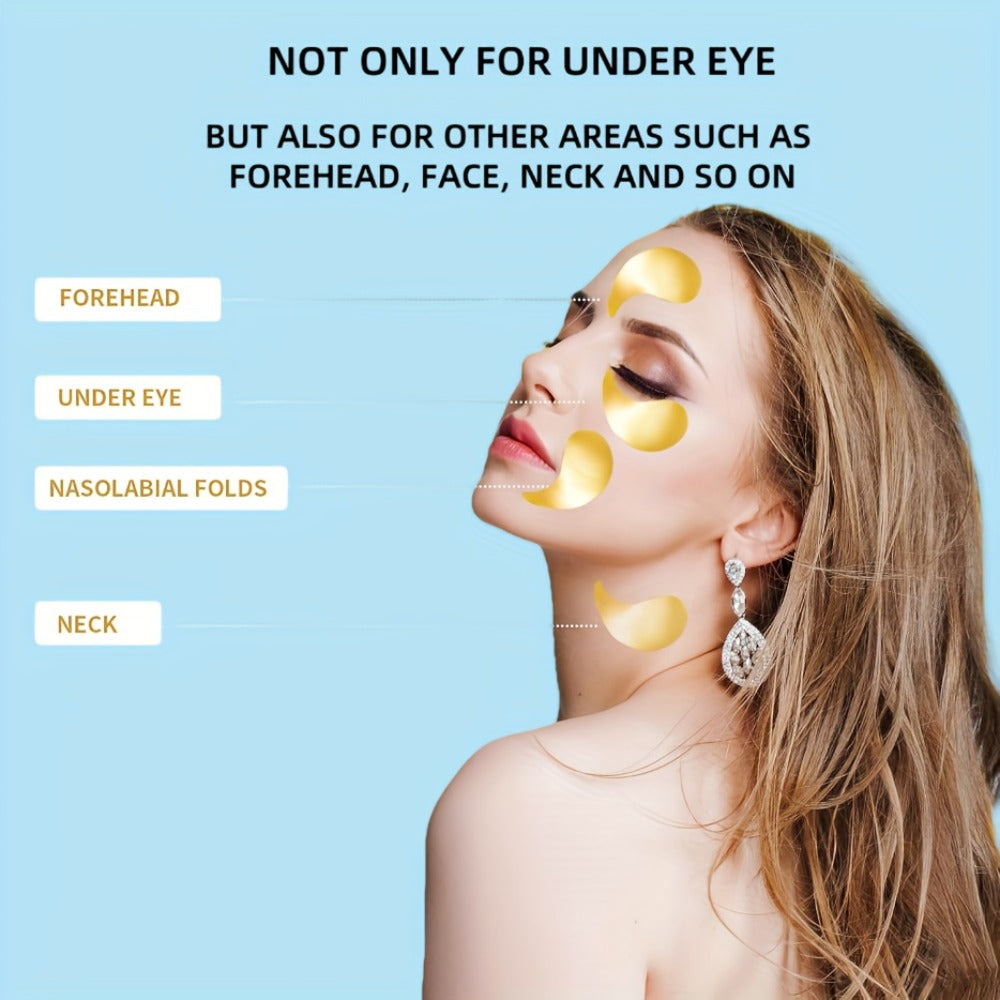 Hyaluronic Acid Eye Mask 25pcs – Collagen & Glycerin Under Eye Patches for Dark Circles, Puffiness & Deep Hydration, Korean Skincare Jelly Eye Patches Gift for Women All Skin Types
