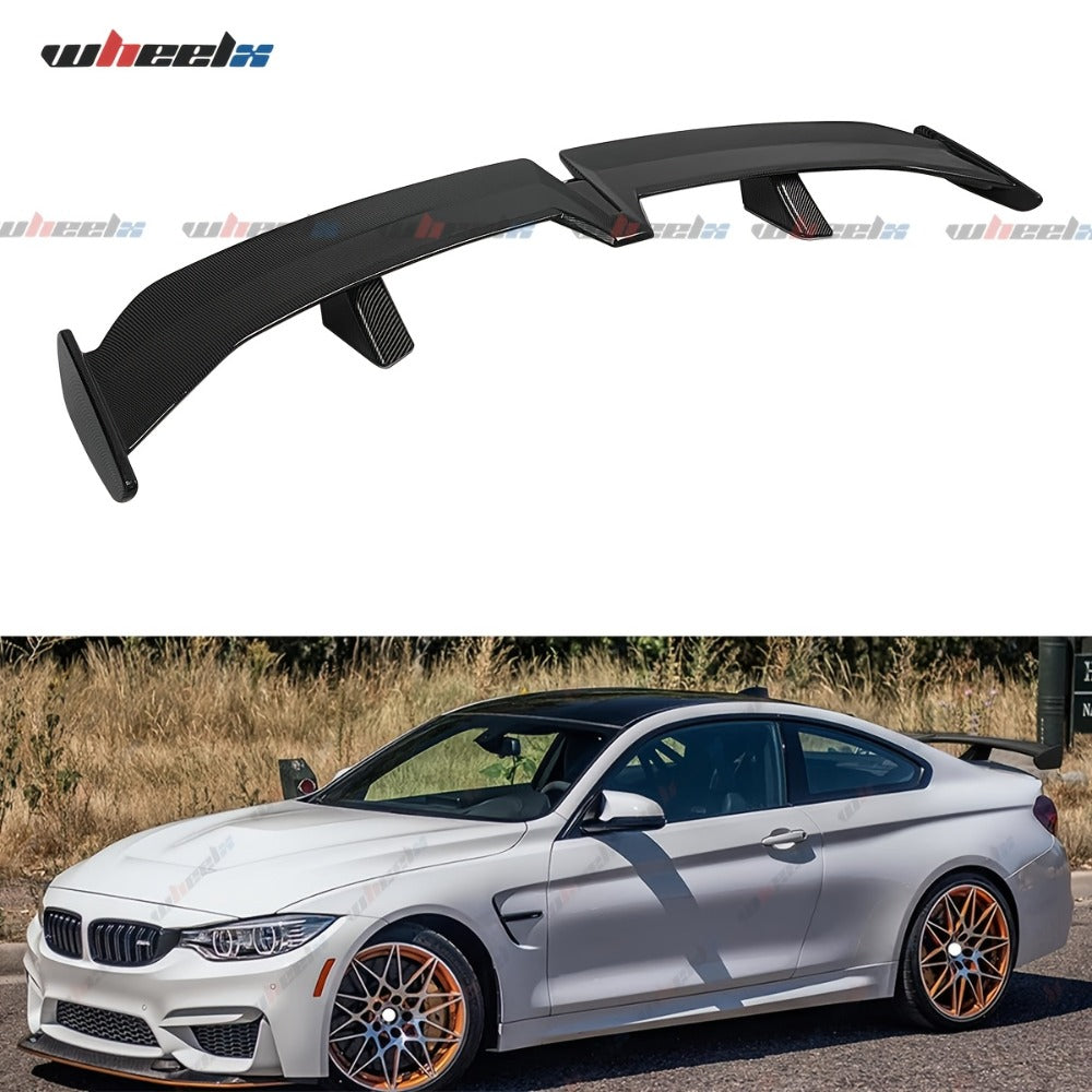 Universal Rear Spoiler Wing 54 Inch – ABS Pro Style Trunk Lid Spoiler, UV-Resistant, Fits Honda Toyota Subaru BMW Dodge Sedan Hatchback Coupe, 3 Colors