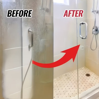 Glass Cleaner Spray Streak-Free Shine Removes Hard Water Stains Soap Scum Water Spots for Shower Doors Mirrors Bathroom Tiles Windows Powerful Bathroom Glass Cleaner Easy Spray Formula