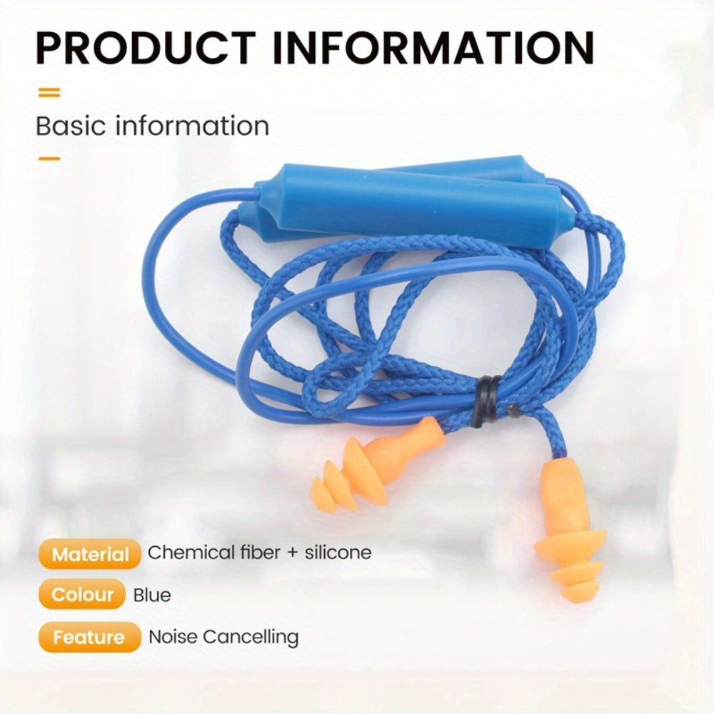 Noise Cancelling Bluetooth Earbuds Hearing Protection for Work – Wireless In-Ear Headset for Construction Site, Production Line and Noisy Environments, Chemical Fiber Silicone Comfortable Fit