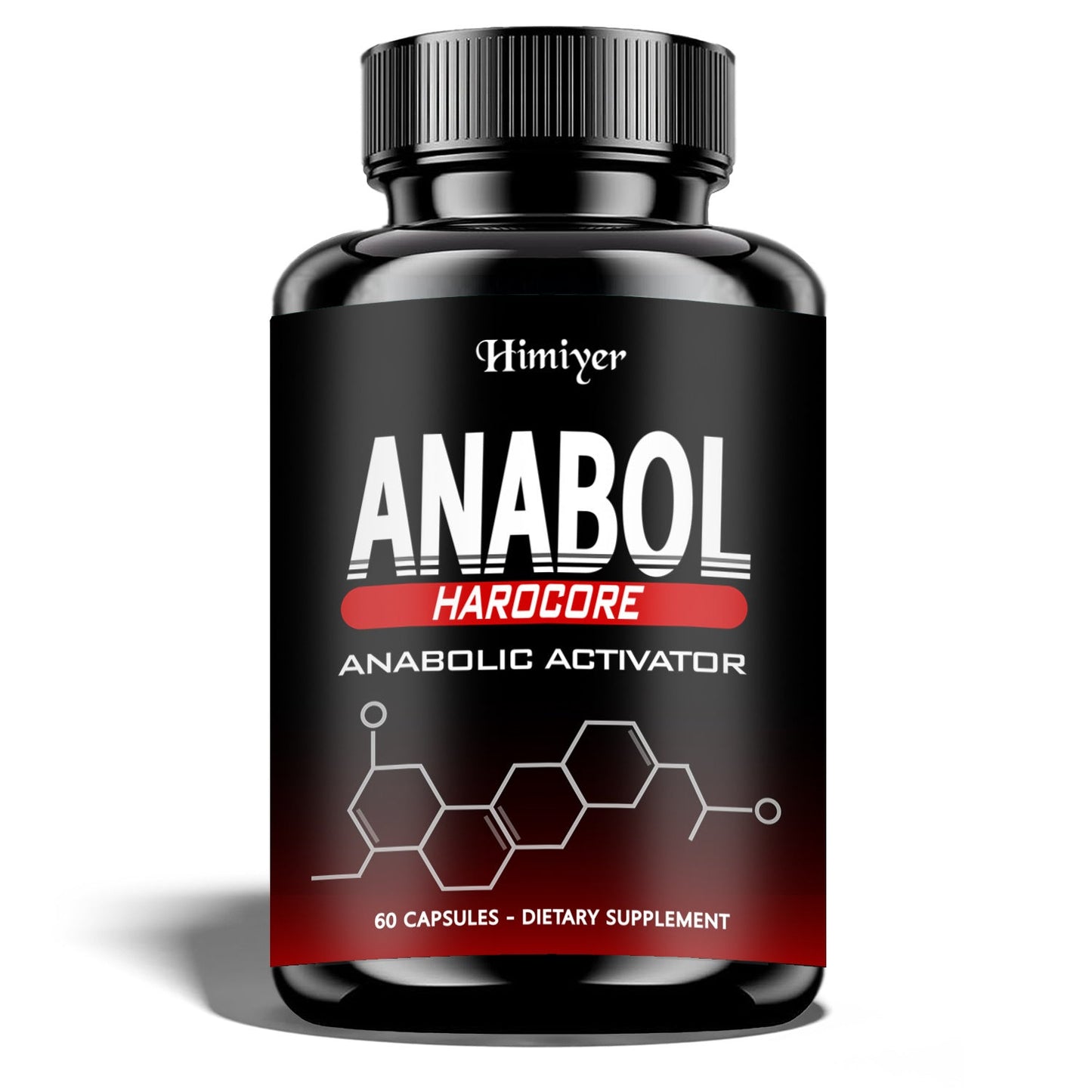 Anabol Hardcore Anabolic Activator for Men — Advanced Energy, Strength & Muscle Performance Formula with 6-Keto-Diosgenin & Hecogenin | Daily Wellness Support | 60 Capsules | 1-3 Bottle Options