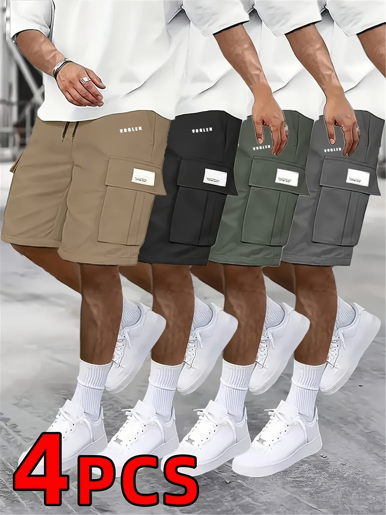 Men's Casual Shorts - Pocket Detail 706469