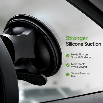 Convex Car Rearview Mirror 360° Rotating - Wide Angle Blind Spot Mirror with Silicone Suction Cup Mount for Cars Trucks SUVs Motorcycles