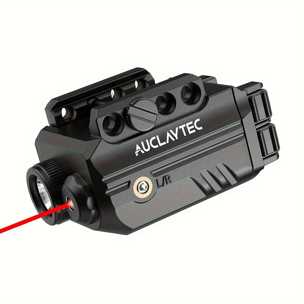 Pistol Light Laser Combo 500 Lumens – Green Red Blue Laser Sight, 5 Modes, USB-C Rechargeable, Fits Subcompact & Compact Handguns, Adjustable Rail Mount Weapon Light
