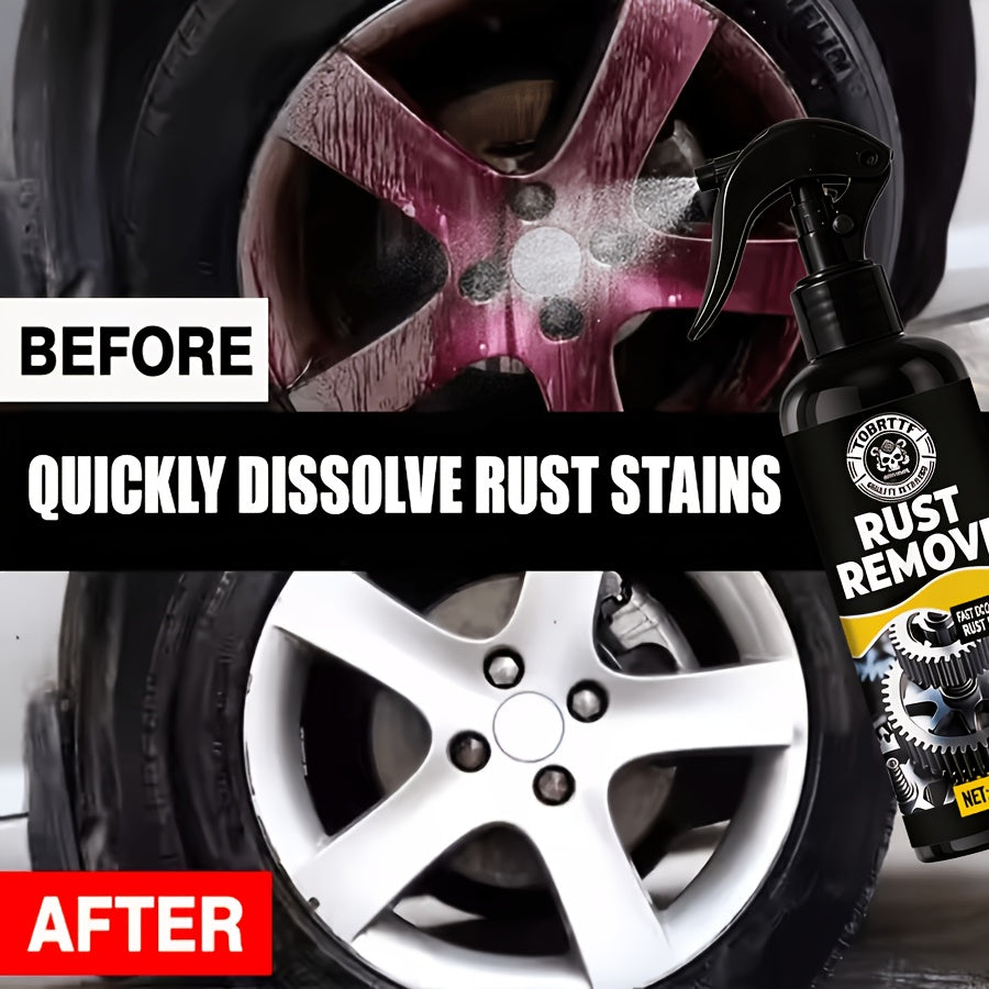 Rust Remover Spray for Metal, Iron Rust Stain Remover, Multi Function Quick Rust Removal Spray for Vehicles, Tools, Chains