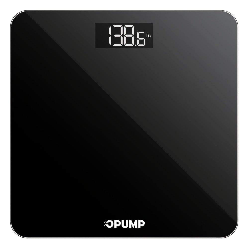Digital Bathroom Scale High Precision 400 lbs – Electronic Body Weight Scale with Backlit HD LCD Display, kg/lb/st Switchable, Easy Read, Includes Batteries