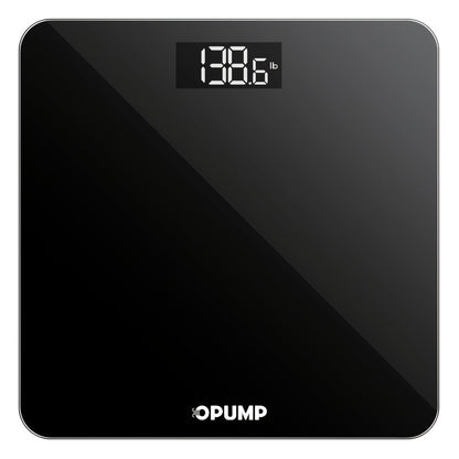 Digital Bathroom Scale High Precision 400 lbs – Electronic Body Weight Scale with Backlit HD LCD Display, kg/lb/st Switchable, Easy Read, Includes Batteries