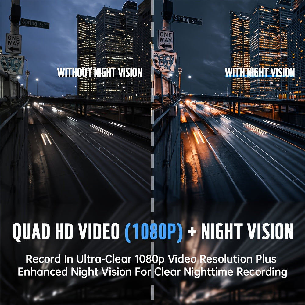 11.66" Rearview Mirror Dash Camera for Vehicles Featuring a Touch Screen, Wifi, GPS, And Multi-Functionality. It Includes a 360° Camera, 4K+1080P Recording for Front, Back, Left, And Right Views, a Night Vision G-Sensor, Loop Recording