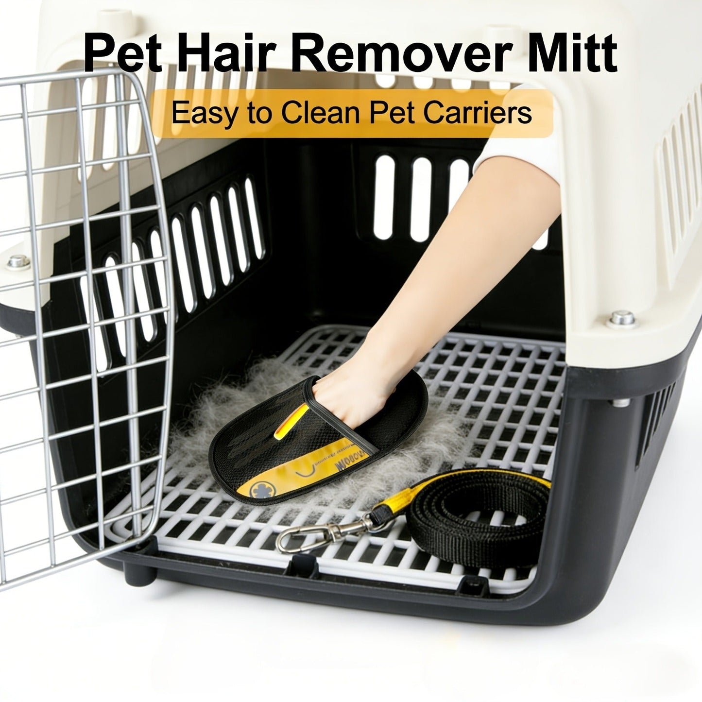 Pet Hair Removal Gloves 4-Pack – Static Elimination Technology, Reusable Lint Remover for Sofa, Bedding, Clothing, Blankets, Cat & Dog Beds, Plush Toys, Hard-to-Reach Areas