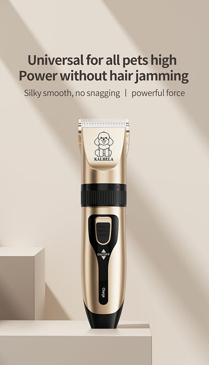 Pet Hair Trimmer USB Rechargeable Wireless Clipper for Dogs & Cats – Low Noise Electric Grooming Scissors, Lithium Battery, Home & Salon Use, Safe Low Voltage
