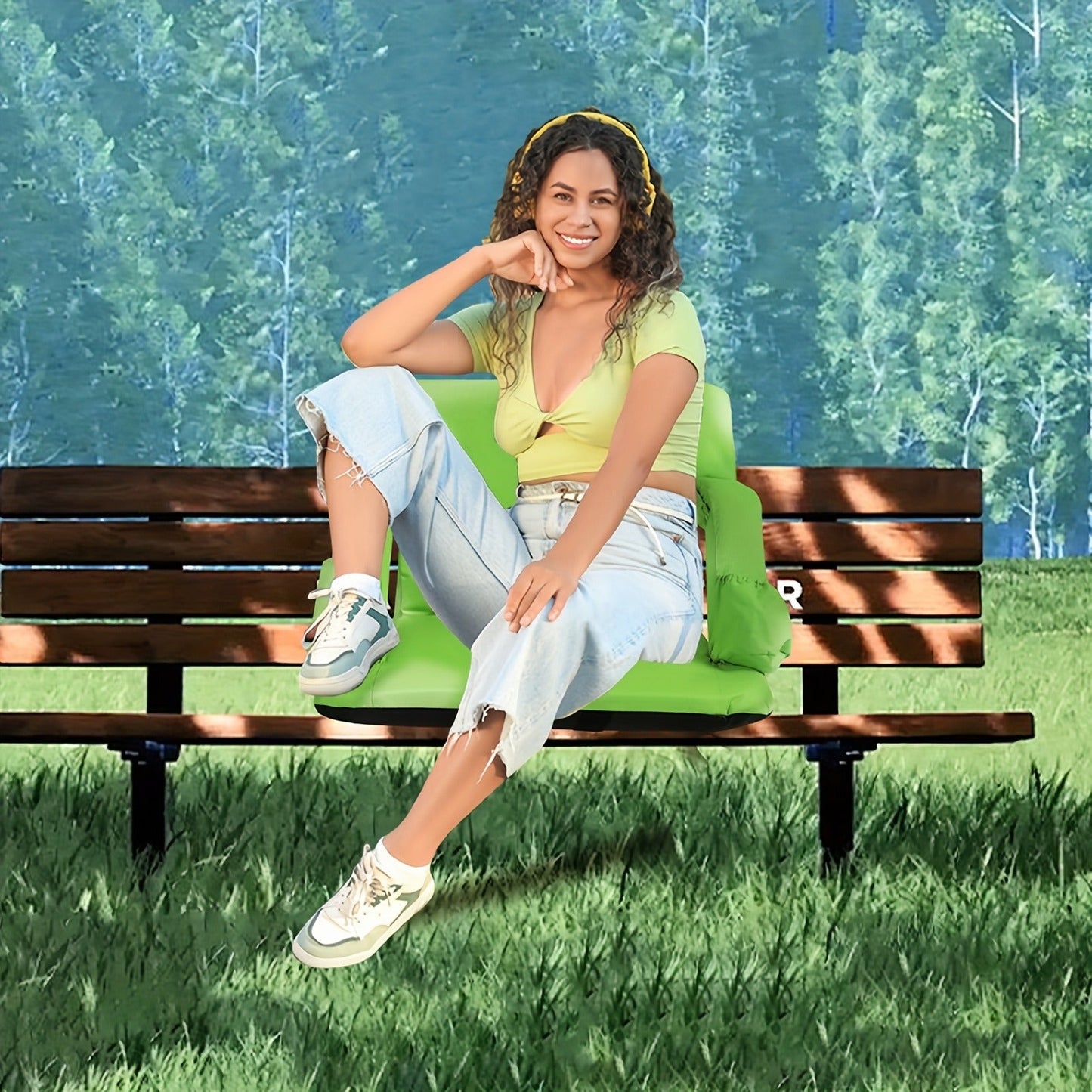 Padded Stadium Seats for Bleachers with Back Support 2-Pack