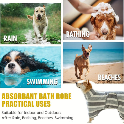 Microfiber Pet Towel Quick-Dry Super Absorbent Dog Bath Towel for Bathing Swimming Beach Outdoor S M L Gray Soft Lightweight Dog Grooming Towel