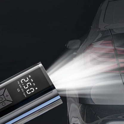 Portable Tire Inflator 150PSI | Digital Gauge LED Light USB Charging