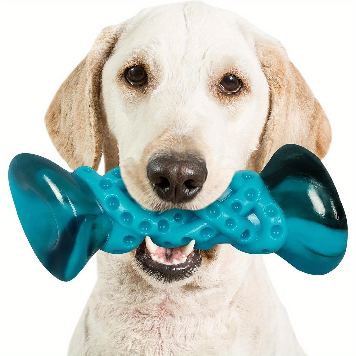 Indestructible Dog Chew Toy Nylon Bone for Aggressive Chewers - Tough Durable Dog Bone for Super Chewers, Long Lasting Chew Toys for Medium Large Breed Dogs, Teeth Cleaning & Boredom Relief