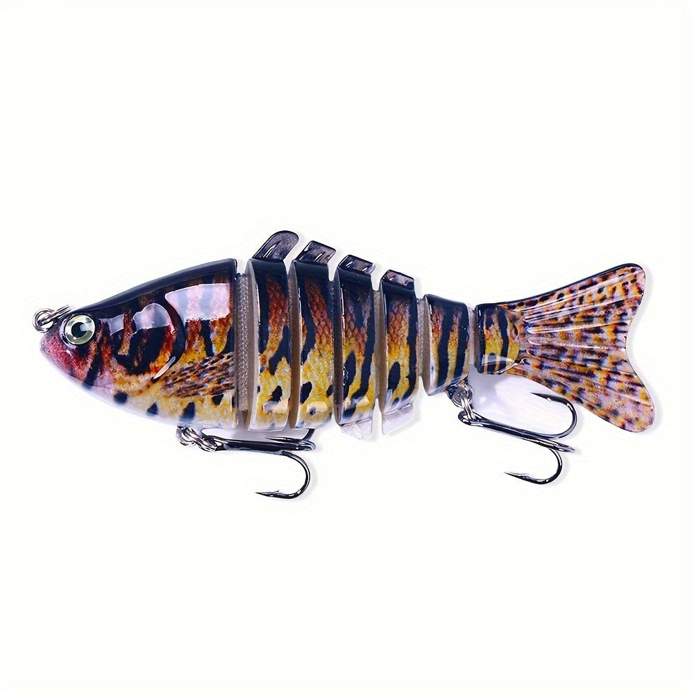 Multi-Jointed Swimbaits Fishing Lures 15pcs – Realistic Crankbaits for Bass, Trout & Walleye, Freshwater & Saltwater