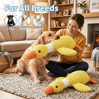 Squeaky Plush Dog Toys for Small Medium Large Dogs - Crinkle Stuffed Animal Chew Toy for Puppies, Shark & Platypus Design, Interactive Teething Toy for Aggressive Chewers, Fun Pet Gift