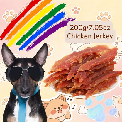 Duck Jerky Dog Chews Real Meat High Protein Low Fat Long-Lasting Dental Treats for Small Medium Large Dogs Training Reward Easily Digestible 150g