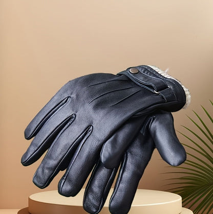 Waterproof Winter Gloves for Men – Thermal Ski Riding Cycling Driving Cold-Proof Touchscreen Warm Gloves for Outdoor Sports