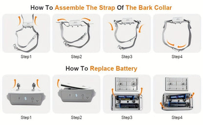 Bark Collar for Dogs – Anti-Barking Training Collar with 3 Sensitivity & 7 Intensity Levels, Beep & Vibration Modes for Small, Medium & Large Dogs