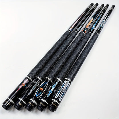 2-Piece Pool Cue 58 Inch – Grade A Canadian Maple, 12.5mm Low Deflection Shaft, Multi-Layer Leather Tip, Irish Linen Wrap – Professional Billiard Stick for Players