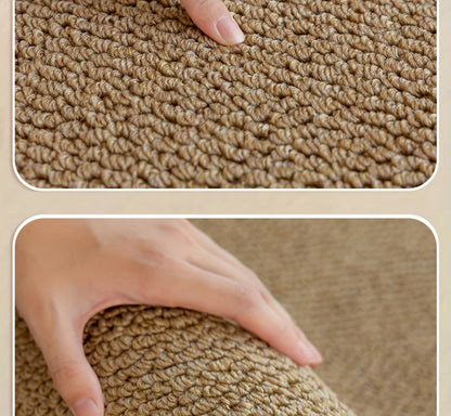 Cat Scratching Mat Natural Seagrass Pet Bed Pad Dog Crate Mat Feeding Mat Pineapple Weave 23x35 Inch Durable Washable Indoor Cat Rug Lounge