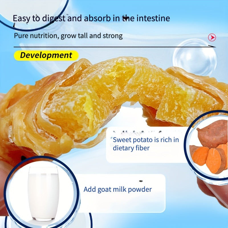 Dog Treats High Protein Training Sticks Chicken Duck Sweet Potato Milk Flavor Healthy Digestible Reward Snacks for Small Medium Large Dogs 200g 400g