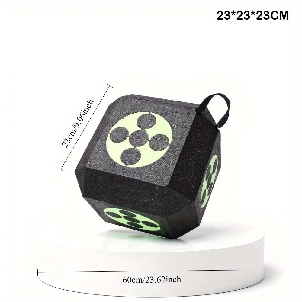 3D Archery Target Cube – Self-Healing Foam Multi-Faceted 23cm Block for Outdoor Backyard Range | Portable High-Density Target for Beginners & Professionals