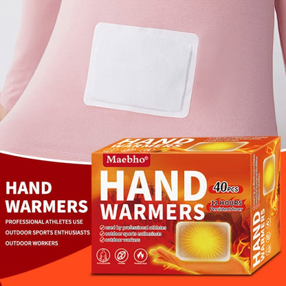 Heat Patches Self-Heating Body Warmers – No Battery Needed, Iron-Based Air-Activated Warming Pads for Back, Neck & Body, Long-Lasting Heat for Winter Sports, Outdoor Activities & Cold Weather Relief