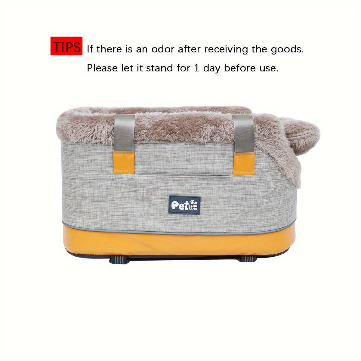 Pet Car Seat Carrier Bag Portable Safety Booster Seat for Dogs & Cats – Foldable Travel Bag with Car Pad, Secure Outing Bag for Small Medium Pets, Lightweight Pet Travel Accessory