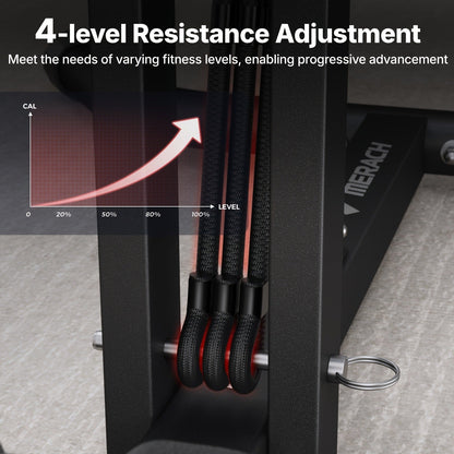 Glute Trainer Deep Squat Machine – Adjustable Core & Leg Exercise Equipment, Push-Up Workout Machine for Women, Home Gym Strength Training