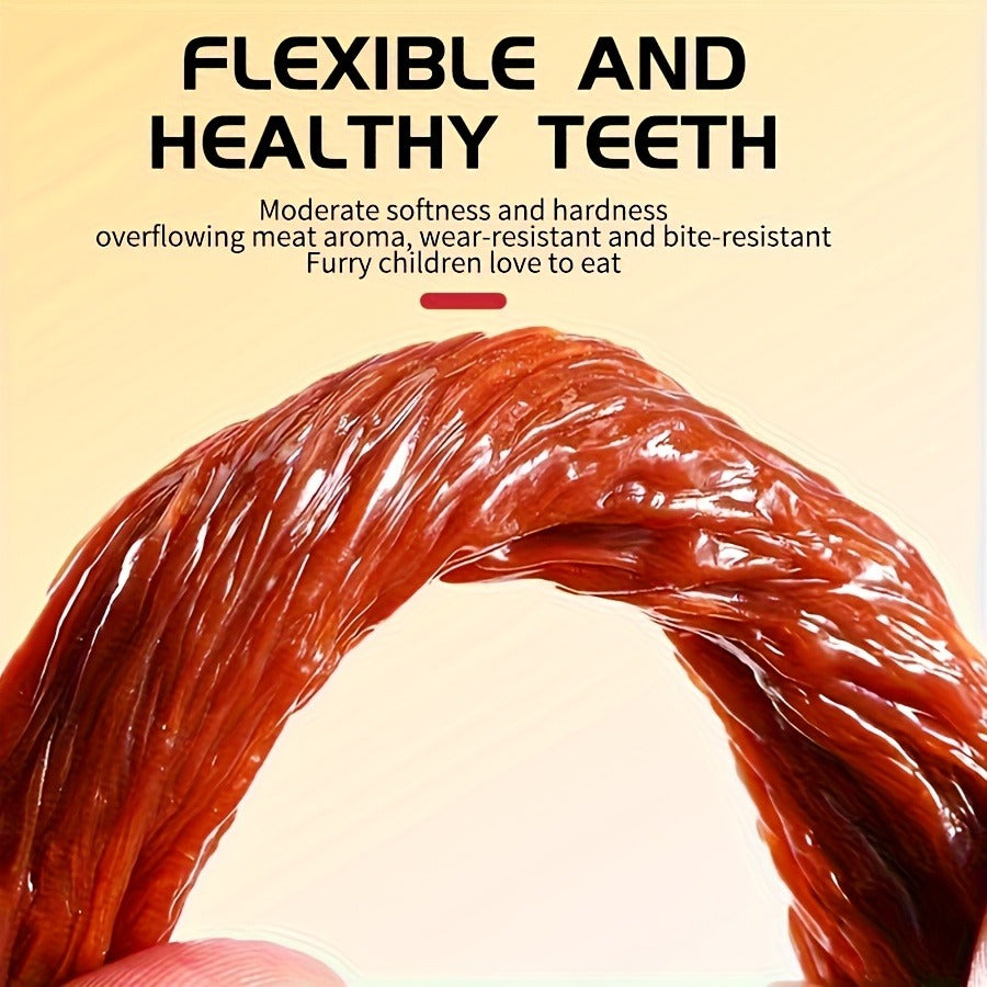 Beef Tendon Dog Chews – Natural Beef Strips Cubes & Diced Beef with Egg Yolk, High Protein Long-Lasting Dental Chews & Training Treats for Puppy Adult Dogs, Healthy Beef Jerky 150g Variety