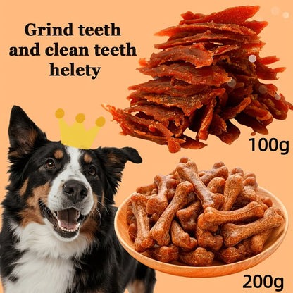 Natural Dog Treats Set Duck Chicken Milk Stick Sweet Potato Grain Free High Protein Low Fat Dental Health Gift Box Combinations for Dogs